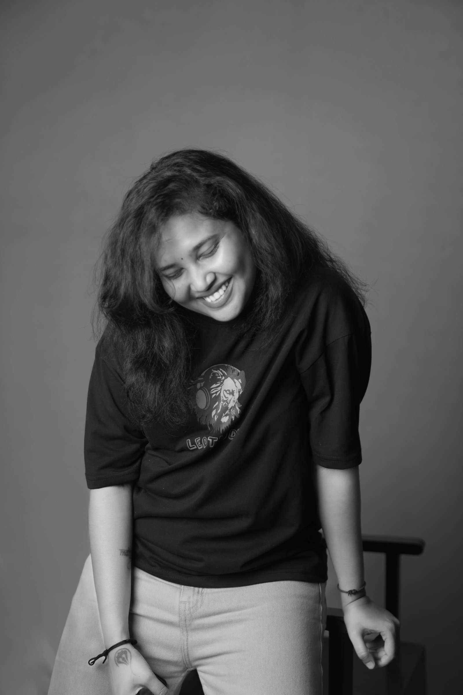 Meghana working behind the lens